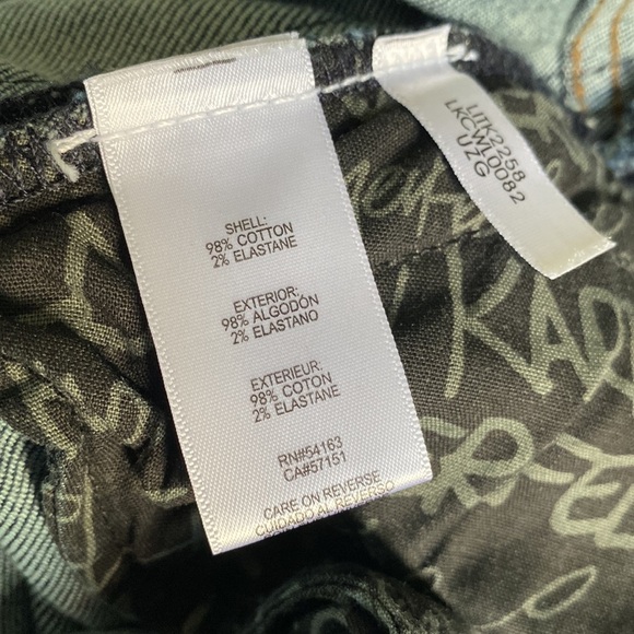 Karl Lagerfeld Replenishment Dark Blue Woman’s Ankle Jeans 16 - Picture 9 of 12